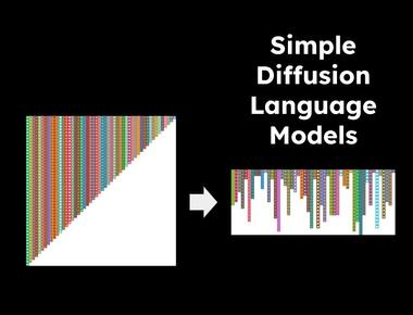 Modèles de langage de diffusion simple