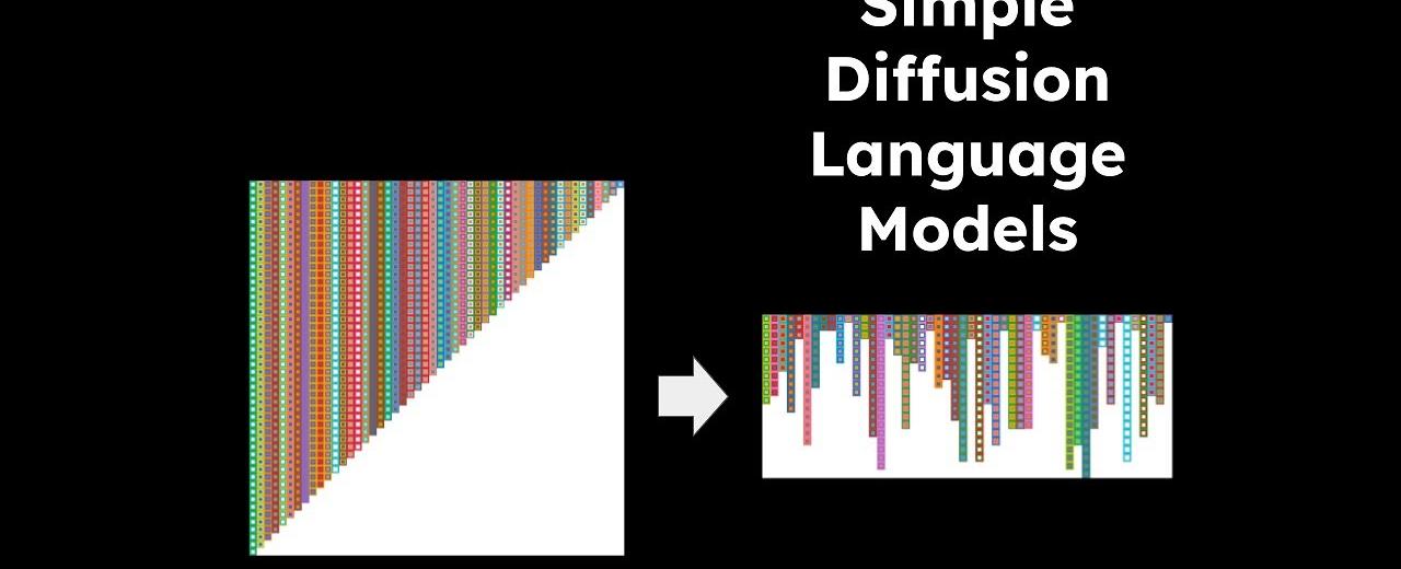 Modèles de langage de diffusion simple