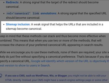 Conseil SEO technique - Google traite votre sitemap xml comme un signal canonique