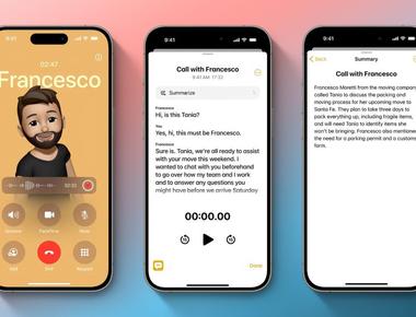 iOS 18 - Enregistrez vos appels téléphoniques