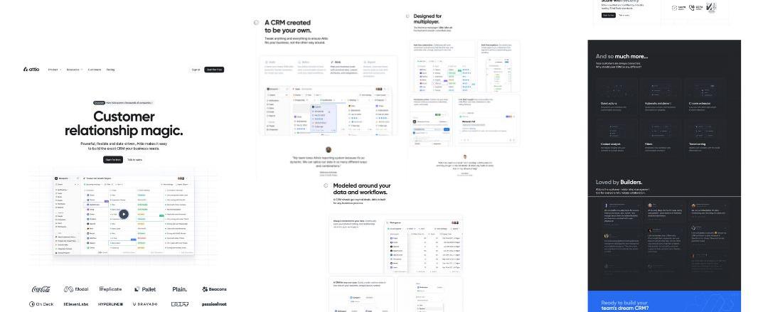 Analyse de la page d'accueil d'Attio